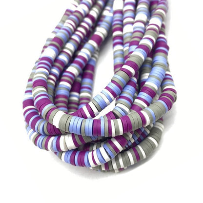 6mm Heishi Polymer Clay Beads - 16" strand