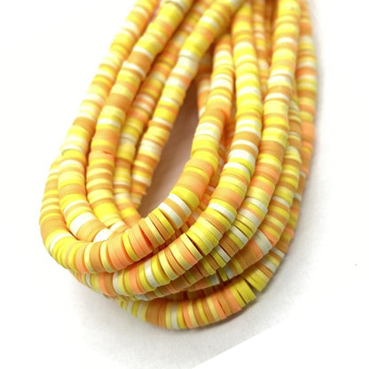 6mm Heishi Polymer Clay Beads - 16" strand