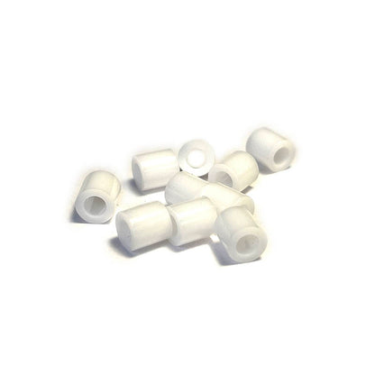 300pcs 5mm Cylinder Tube Acrylic Beads with Large Hole