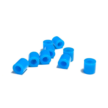 300pcs 5mm Cylinder Tube Acrylic Beads with Large Hole