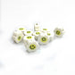 10mm Sunflower Smile with Color Polymer Clay Beads