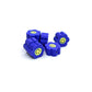10mm Sunflower Smile with Color Polymer Clay Beads