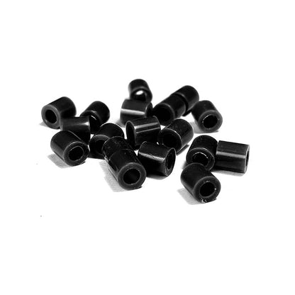 300 pièces de perles acryliques en tube cylindrique de 5 mm avec grand trou