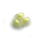 15pcs Pastel Transparent Heart Acrylic Beads 17mm