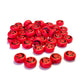 100pcs 7mm Multicolor Emoji Smile Round Acrylic Beads