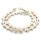 White Howlite Cross Beads, 12x16mm
