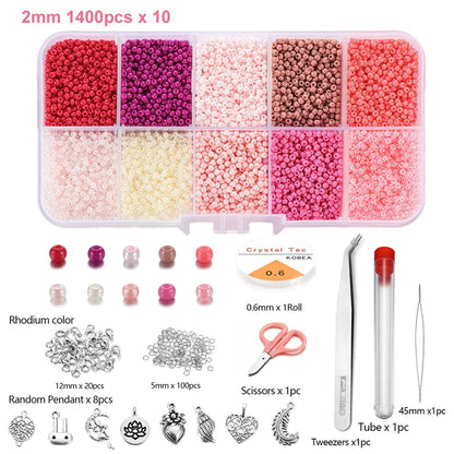 14000pcs Czech Seed Beads Box Set