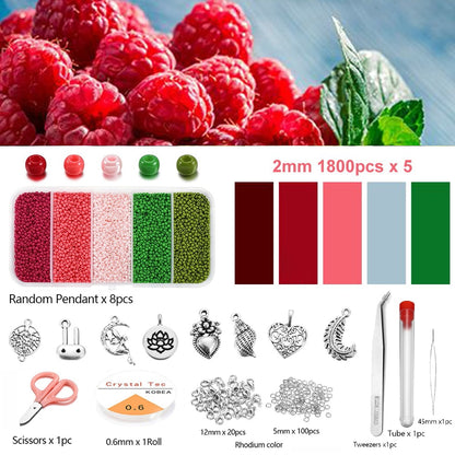 9000Pcs Czech Glass Seed Beads Box