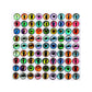 Cabochon en verre de couleurs mélangées, 20 pièces, 8-20mm, pour bricolage