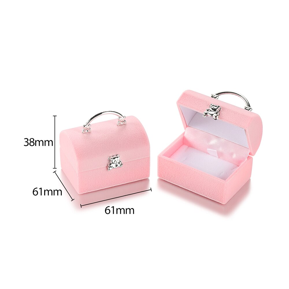 35 Style Cute Velvet Jewelry Package Gift Box Container for Earring Necklace Case Wedding Engagement Ring Storage Display Holder