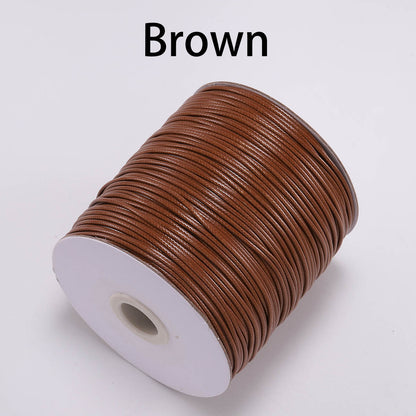 26 Color Leather Line Waxed Cord, 10m lot