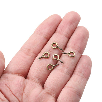 Gold Mini Eye Pins, 100-200pcs 4-10mm