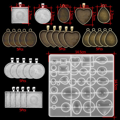 Epoxid-Gussformen-Sets, 15–348 Stück