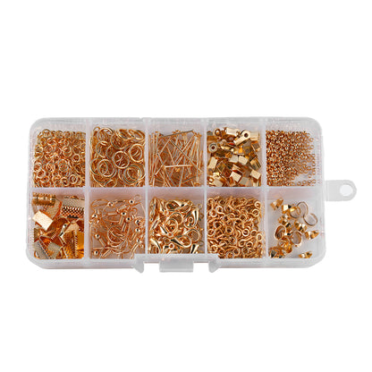 5-Color Jewelry Findings Set, 1020pcs