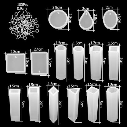 Epoxid-Gussformen-Sets, 15–348 Stück