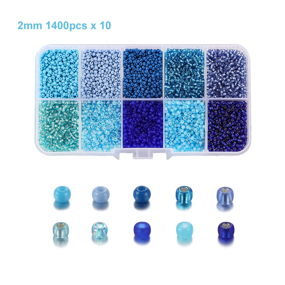 14000pcs Czech Seed Beads Box Set