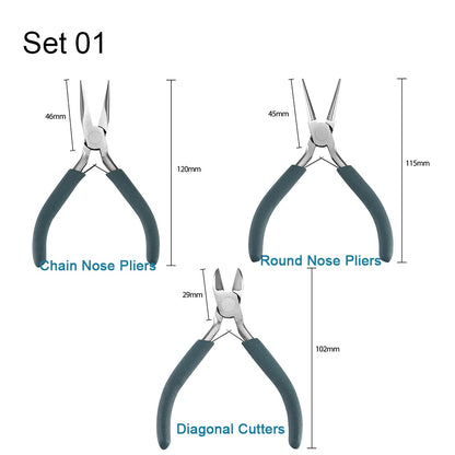 12-Style Stainless Steel Pliers Set