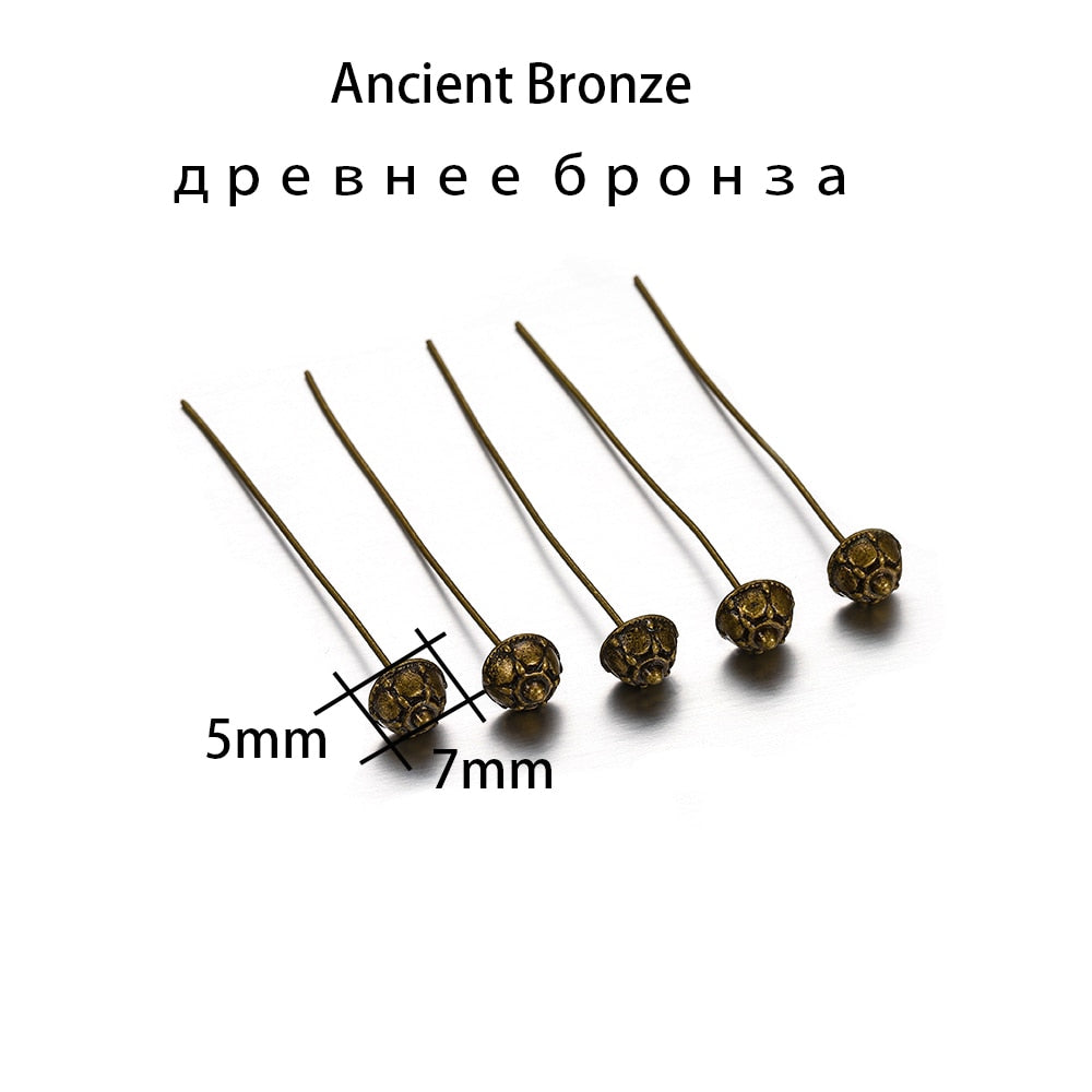 15/20/25/30/35/40/45/50/60/70mm Zinc alloy Eye Head Pins Eyepins