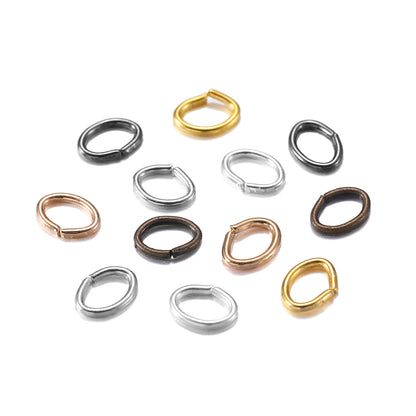 4-7mm Oval Jump Rings, 300pcs