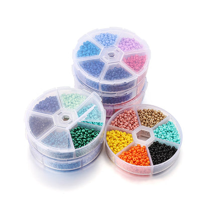 Coffret de perles de rocaille tchèques de 3 mm