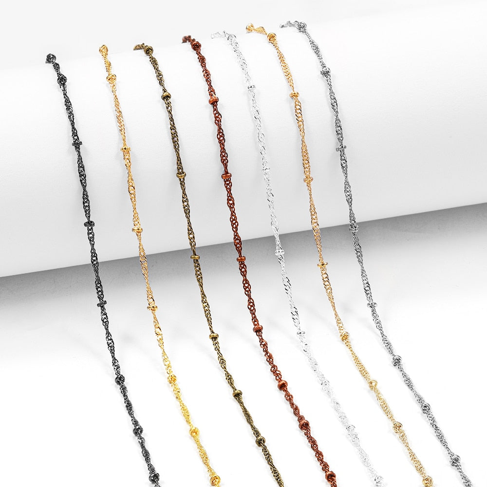 1,8 mm Kugelketten-Halskette, 5 m