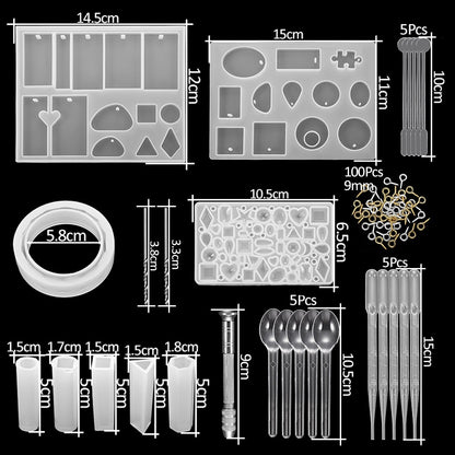 Epoxid-Gussformen-Sets, 15–348 Stück