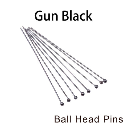 10-50mm Head Pins Connectors, 200pcs