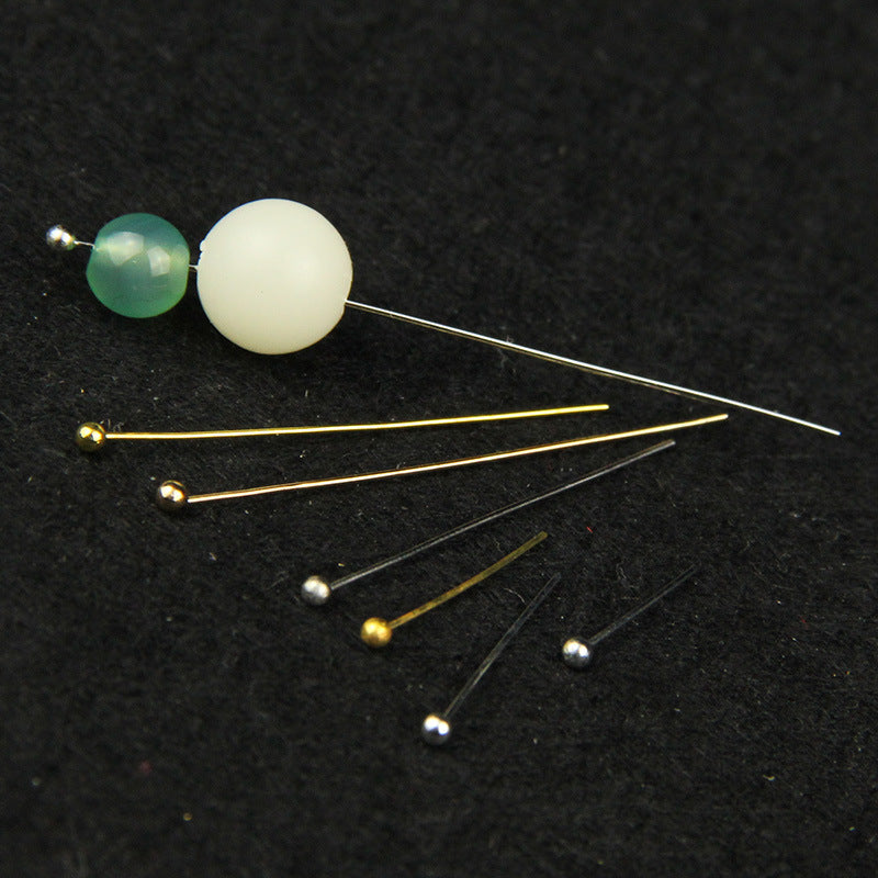 16-50mm Gold Metal Ball Head Pins, 50-200pcs