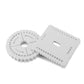 2pcs Braiding Foam Board: Round & Square Cord Weaving Disks