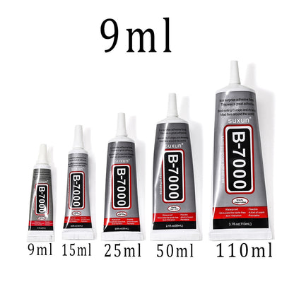 B7000 Adhesive Glue for Rhinestones & Jewelry, Multiple Sizes