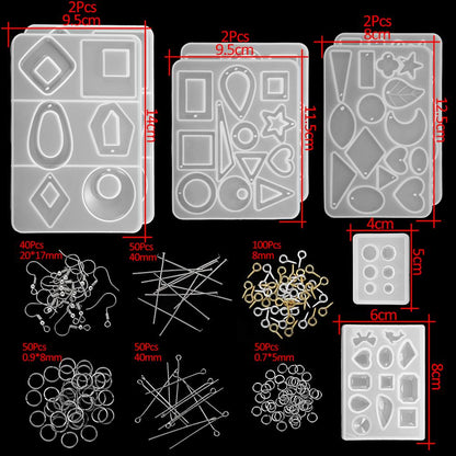 Ensembles de moules de moulage en silicone pour bijoux