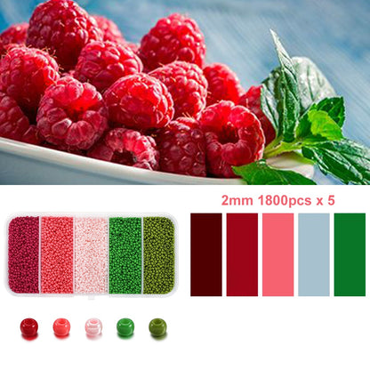 9000Pcs Czech Glass Seed Beads Box