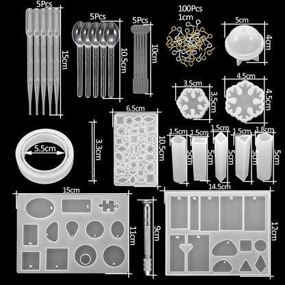 Epoxid-Gussformen-Sets, 15–348 Stück