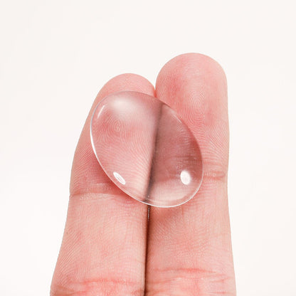 5-50pcs 10-50mm Oval Transparent Glass Cabochon