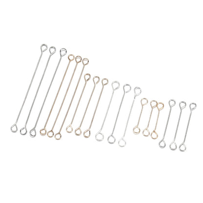 15-45mm Double Eye Pins, 50pcs