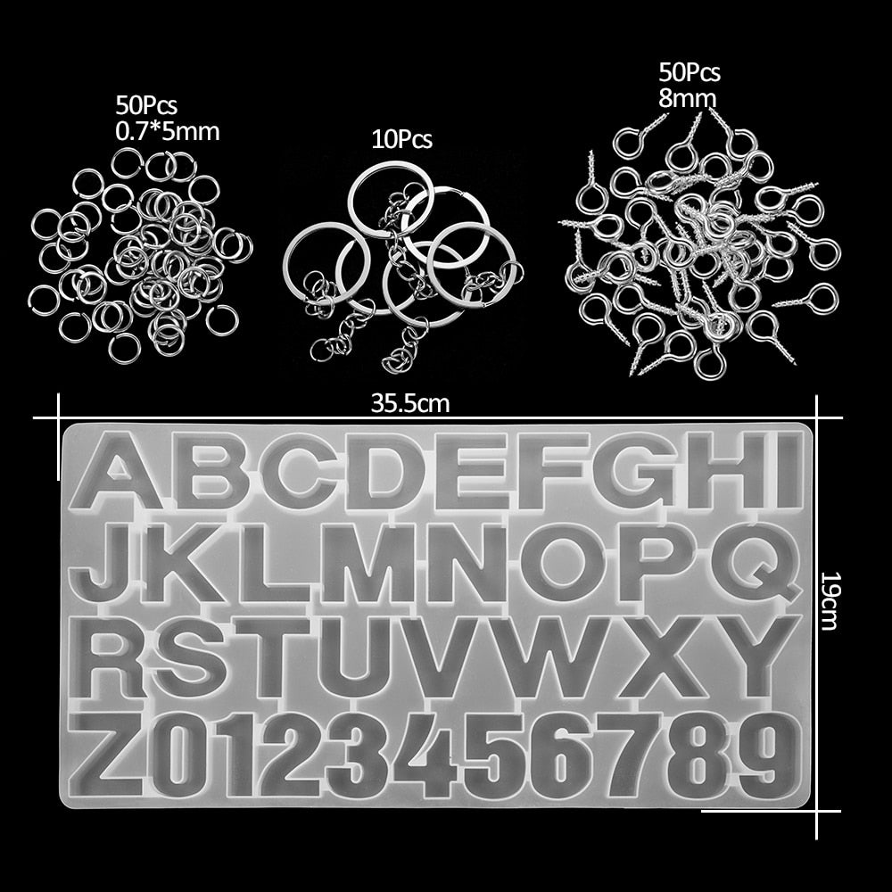 Epoxy Casting Molds Sets, 15-348Pcs