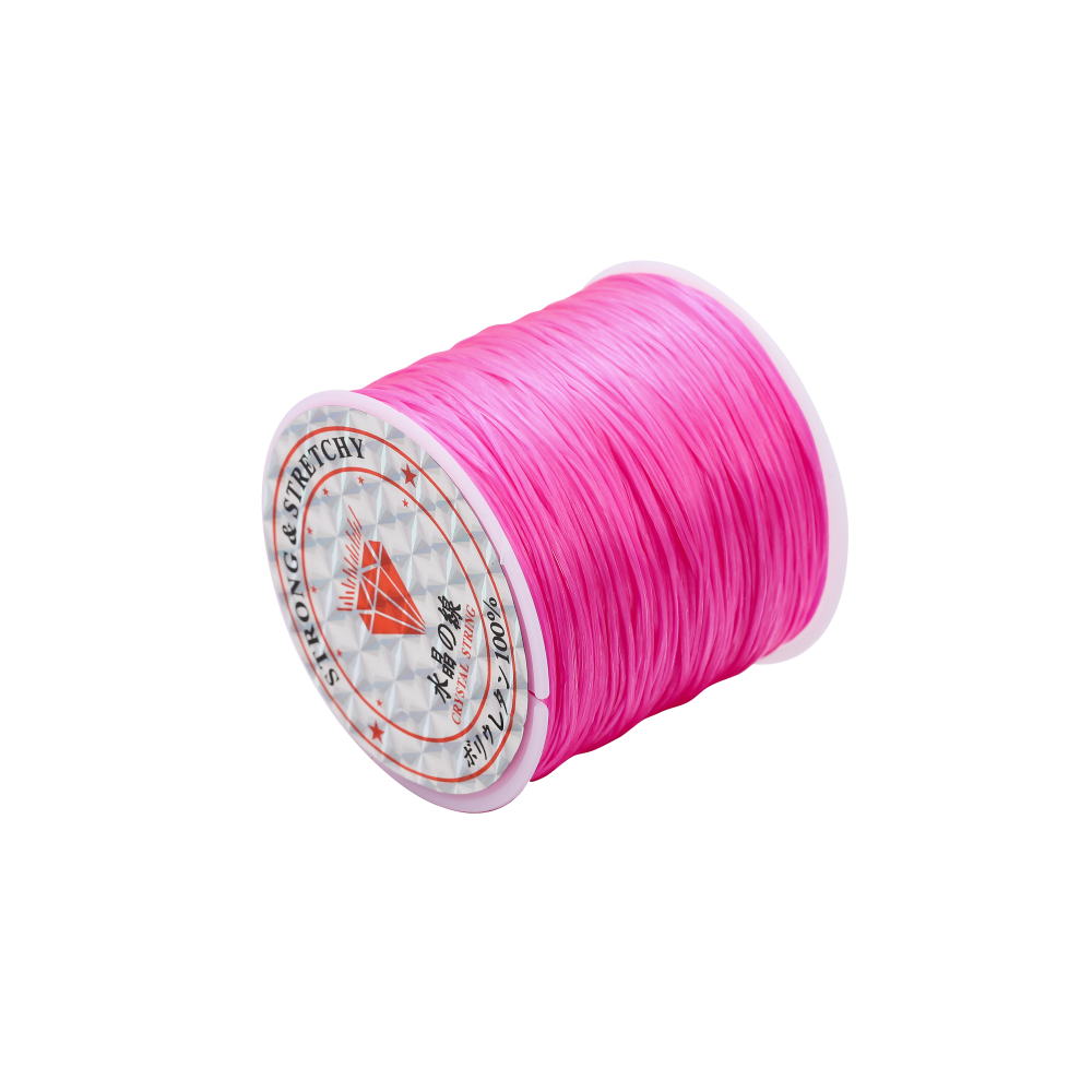 Strong Elastic Crystal Beading Cord 1mm, 10-40m Roll