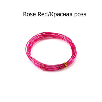 Soft Anodized Metal Aluminum Wire 0.6-1.5mm, 2-10M Roll