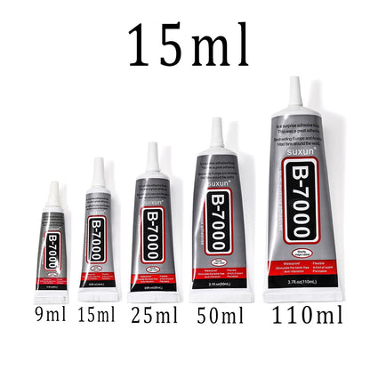 B7000 Adhesive Glue for Rhinestones & Jewelry, Multiple Sizes