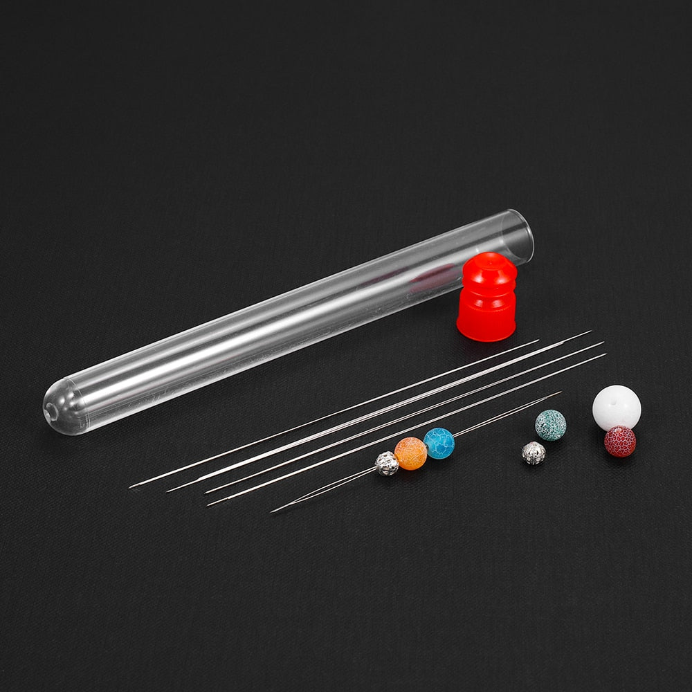 Kunststoff-Kristall-DIY-Perlen-Stretchschnüre mit 5 Stiften, 100 Meter