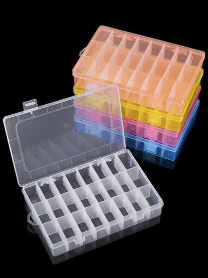 24 Grids Adjustable Jewelry Storage Box