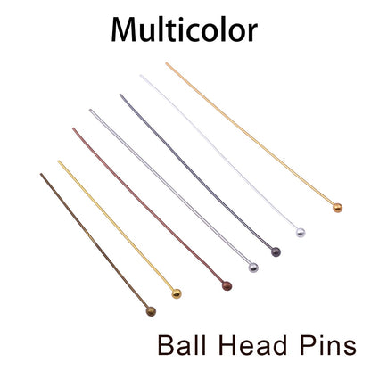 10-50mm Head Pins Connectors, 200pcs