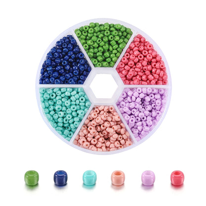 Kit de perles de rocaille en verre tchèque de 3 mm