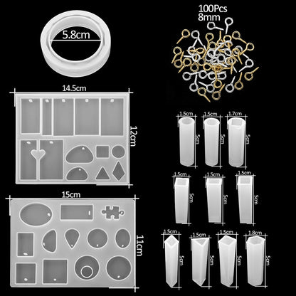 Epoxid-Gussformen-Sets, 15–348 Stück