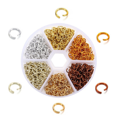 Colorful Single Loop Ring Set for Jewelry Making