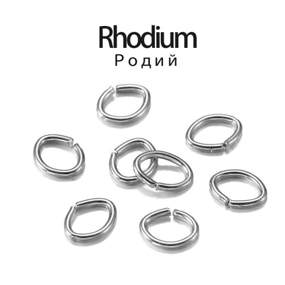 4-7mm Oval Jump Rings, 300pcs