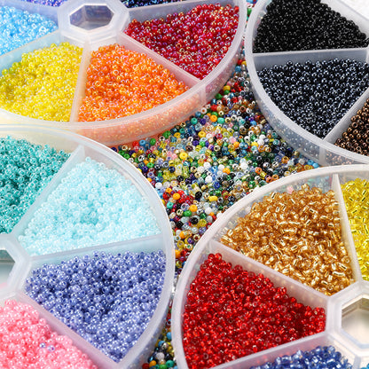 2mm Glass Seed Beads 6300pcs Set