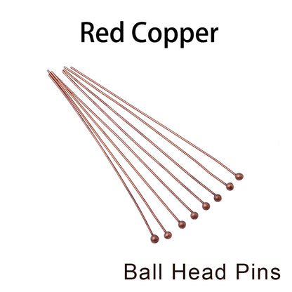 10-50mm Head Pins Connectors, 200pcs