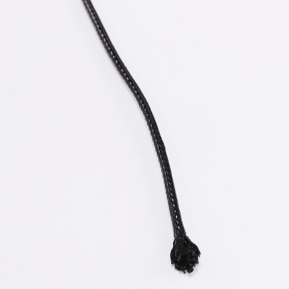 Leather Cord, 0.5 0.8 1.0 1.5 2.0 mm Cord Braided Rope - 10m