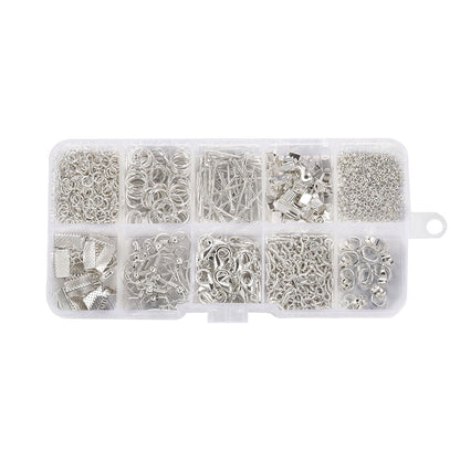 5-Color Jewelry Findings Set, 1020pcs